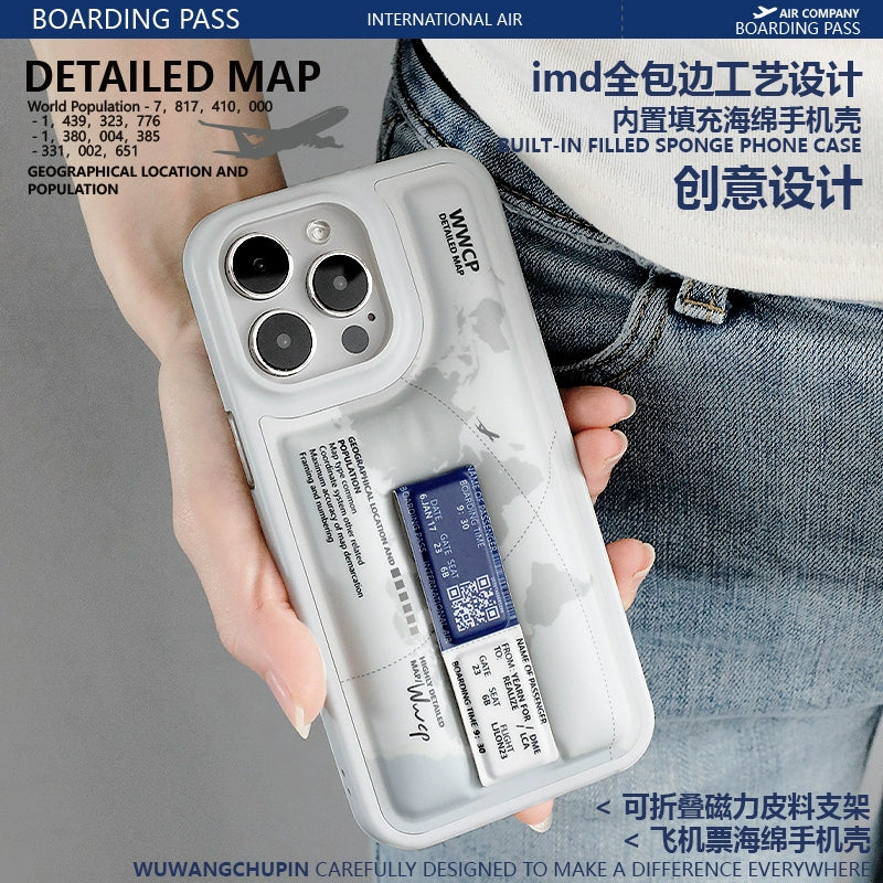 Detailed Map Boarding Pass