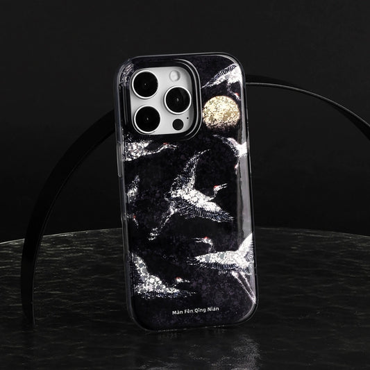 Cranes in the Moonlight