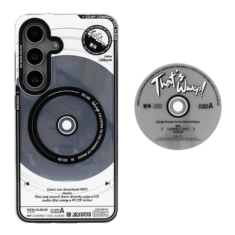 Silver CD Player