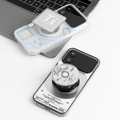 Silver CD Player