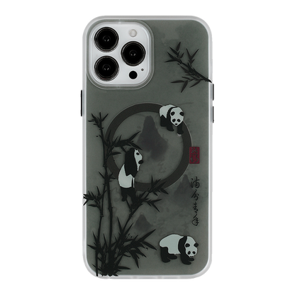 Pandas in the Bamboo Forest