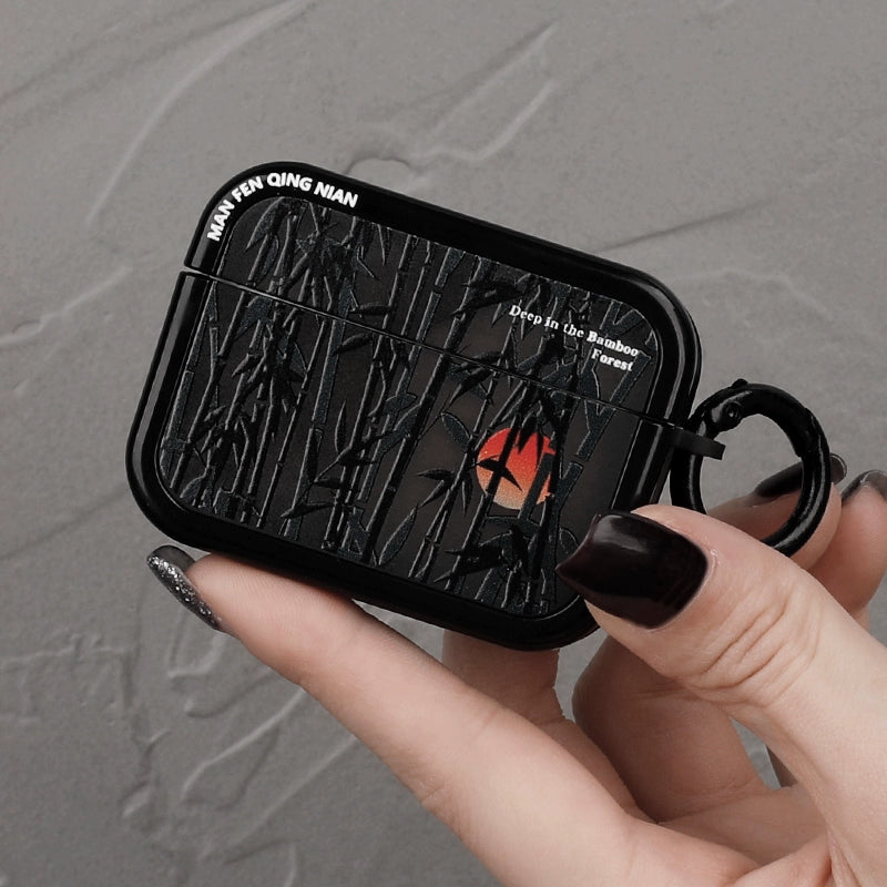 Sunset in Bamboo Forest