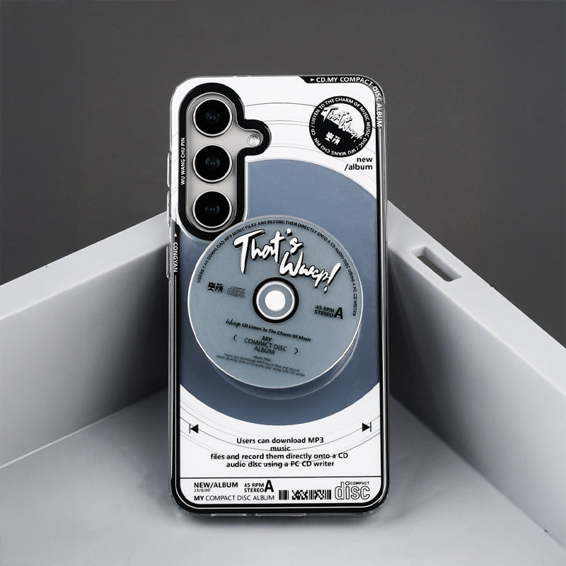 Silver CD Player