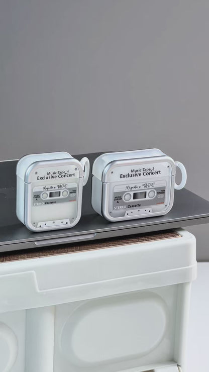 Silver Cassette Player